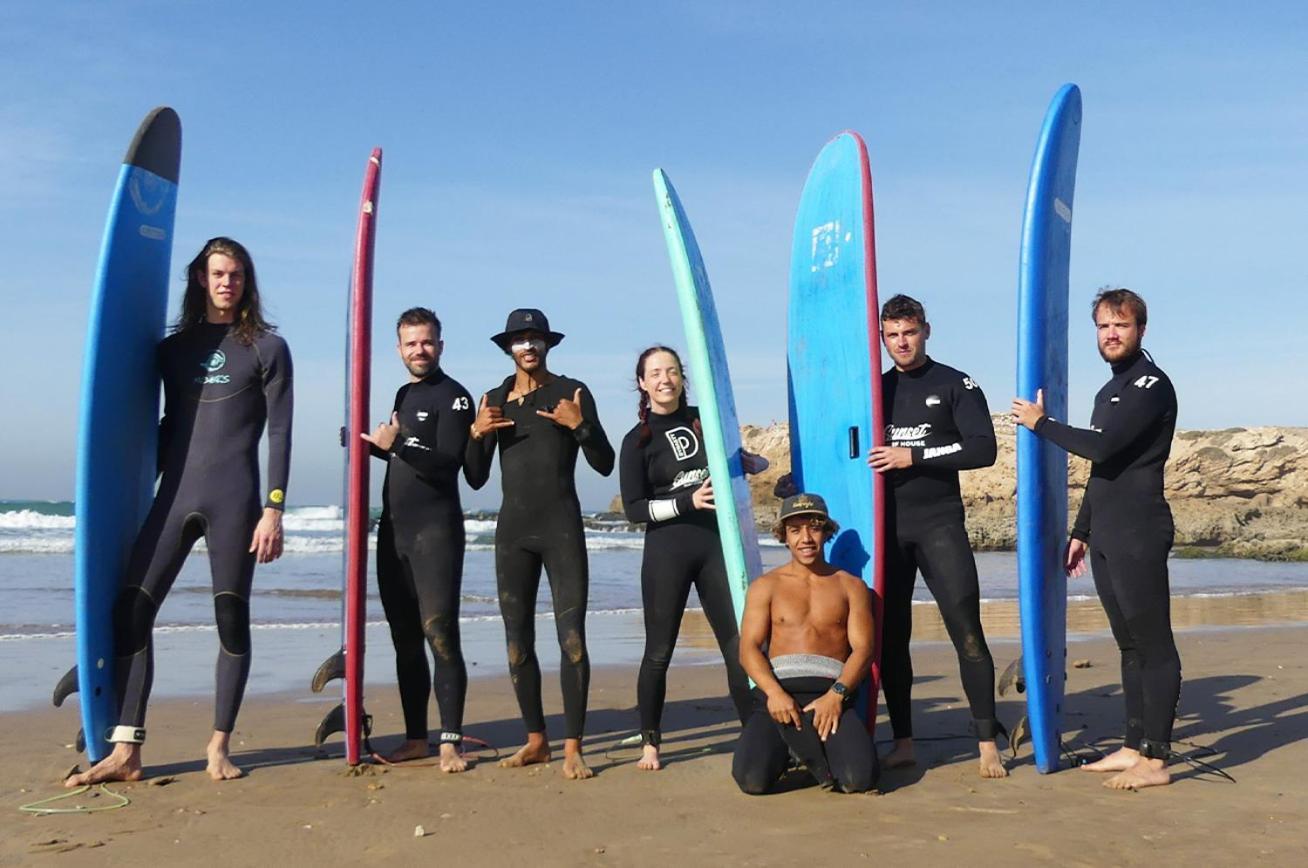 Sunset Surfhouse Morocco Hostel Tamraght Buitenkant foto